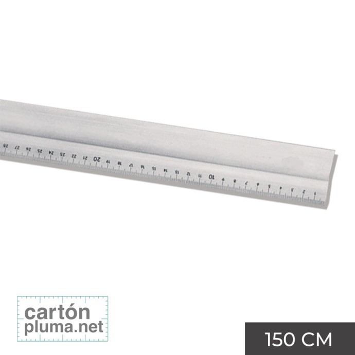 REGLA METÁLICA MILIMETRADA 150 CM