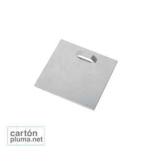 COLGADOR ADHESIVO METÁLICO 100X100 MM (10 UDS.)