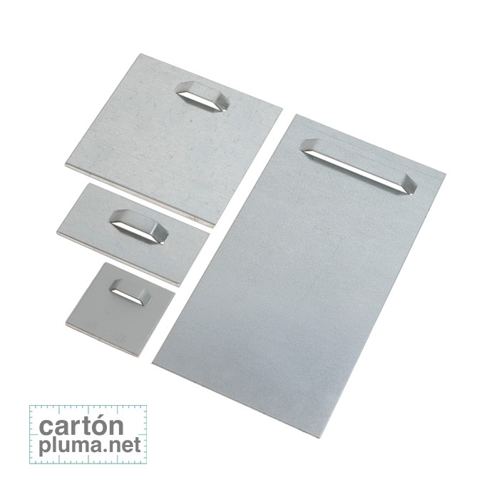 COLGADOR ADHESIVO METÁLICO 100X100 MM (10 UDS.)