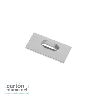 COLGADOR ADHESIVO METÁLICO 80X40 MM (10 UDS.)