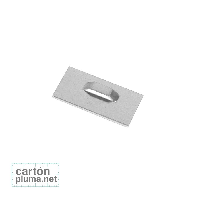 COLGADOR ADHESIVO METÁLICO 80X40 MM (10 UDS.)