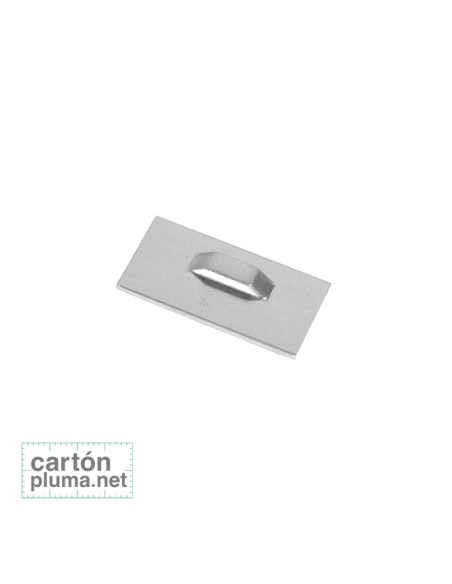 COLGADOR ADHESIVO METÁLICO 80X40 MM (10 UDS.)