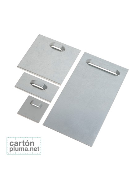 COLGADOR ADHESIVO METÁLICO 80X40 MM (10 UDS.)