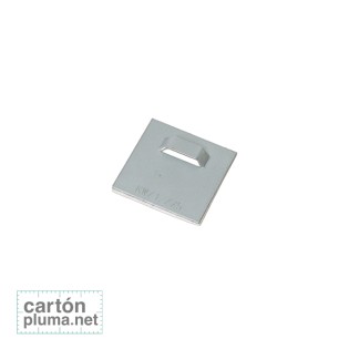 COLGADOR ADHESIVO METÁLICO 45X45 MM (10 UDS.)