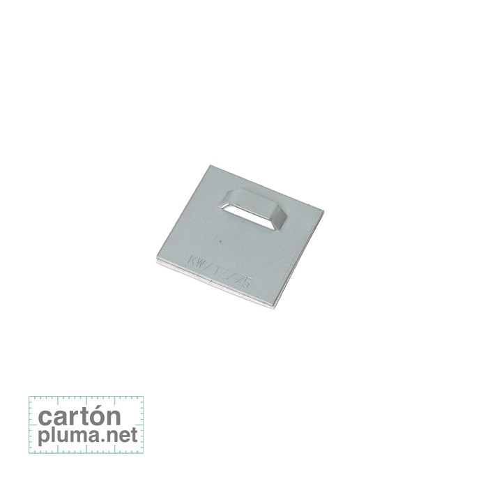 COLGADOR ADHESIVO METÁLICO 45X45 MM (10 UDS.)