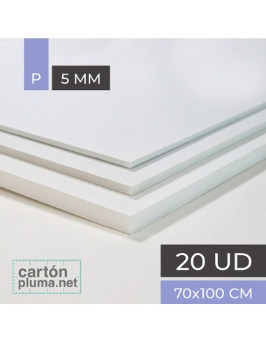 CARTÓN PLUMA BASIC BLANCO 5mm 70x100cm