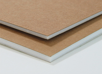 carton pluma kraft marron